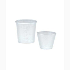Medegen Medical Products LLC Graduated Medicine Cup Value Brand 2 oz. Clear Plastic Disposable