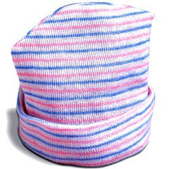 Cardinal Infant Hat Life Trace® Pink / Blue Stripes Infant
