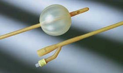 Bard Foley Catheter Bardex® Lubricath® 2-Way Round Tip 5 cc Balloon 22 Fr. Hydrophilic Polymer Coated Latex