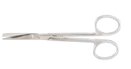 Miltex Plastic Surgery Scissors Miltex® Wagner 4-3/4 Inch Length OR Grade German Stainless Steel NonSterile Finger Ring Handle Curved Blade Sharp Tip / Blunt Tip - M-471405-3207 - Each