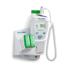 Welch Allyn Electronic Probe Thermometer SureTemp® Oral / Rectal / Axillary Probe Wall Mount
