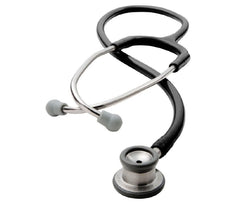 American Diagnostic Corp Classic Stethoscope Adscope® Black 1-Tube 22 Inch Tube Double-Sided Chestpiece