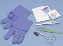 Busse Hospital Disposables Sharp Debridement Tray One Tray, One Pair Nitrile Gloves, One Alcohol Prep Pad, One PVP Prep Pad, One 4 X 4 Inch Gauze Sponge, One Iris Scissors, One Scalpel, #15 blade, One Metal Insert Forceps