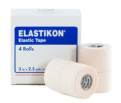 Johnson & Johnson Consumer Elastic Tape Elastikon® Cotton 4 Inch X 5 Yard White NonSterile