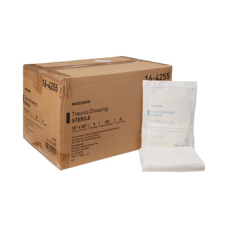 Trauma Dressing McKesson Nonwoven 10 X 30 Inch Rectangle Sterile