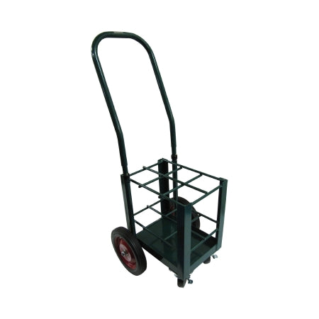 Mada Medical Products Oxygen Cylinder Cart Aluminum / Steel 42 X 15 X 18 Inch Green - M-474768-1321 - Each