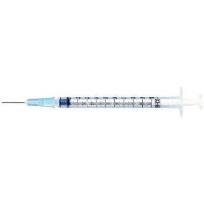 Becton Dickinson Tuberculin Syringe with Needle PrecisionGlide™ 1 mL 25 Gauge 5/8 Inch Detachable Needle Without Safety - M-475-3339 - Case of 800