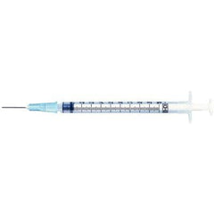 Becton Dickinson Tuberculin Syringe with Needle PrecisionGlide™ 1 mL 25 Gauge 5/8 Inch Detachable Needle Without Safety - M-475-3339 - Case of 800