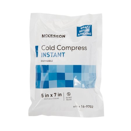Instant Cold Pack McKesson General Purpose 5 X 7 Inch Plastic / Ammonium Nitrate / Water Disposable