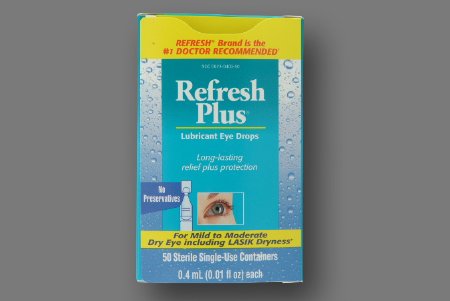 Allergan Pharmaceutical Eye Lubricant Refresh Plus® 0.1 oz. Eye Drops