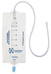 Bard Peripheral Vascular Gravity Drainage Bag Navarre® 600 mL Sterile Luer connector Barrier - M-477912-3171 - Case of 10