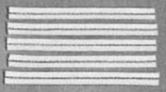 Teleflex Medical Surgical Neuro Sponge Gardlok® X-Ray Detectable Cotton 1/2 X 6 Inch 10 Count Pouch Sterile