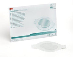 3M Absorbent Acrylic Transparent Film Dressing 3M™ Tegaderm™ Oval 4-3/8 X 5 Inch 2 Tab Delivery Without Label Sterile