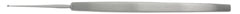 Miltex Chalazion Curette Miltex® Skeele 5 Inch Length Single-ended Solid Flat Handle 1 mm Tip Round Cup Tip with Serrated Edge - M-479057-1253 - Each