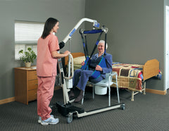 Invacare Stand Assist Sling 2 Point Without Head Support Chainless Large 350 lbs. Weight Capacity