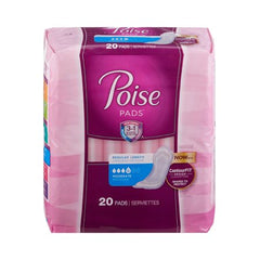 Kimberly Clark Bladder Control Pad Poise® 10.9 Inch Length Moderate Absorbency Polyacrylate Core Regular Adult Female Disposable - M-481042-2418 - Case of 120