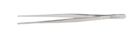 Tissue Forceps Miltex® 8 Inch Length OR Grade German Stainless Steel NonSterile NonLocking Thumb Handle Straight 1 X 2 Teeth