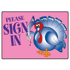 Clinton Industries Wall Sign Instructional Sign Clinton™ Please Sign In - M-481153-1926 - Each