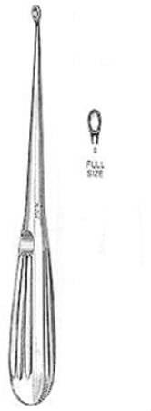 Miltex Spinal Fusion Curette Miltex® Hibbs-Spratt 9 Inch Length Single-ended Handle Size 0 Tip Oval Cup Tip - M-483405-2653 - Each