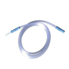 Amsino International Suction Connector Tubing AMSure® 1-1/2 Foot Length 0.188 Inch ID Sterile Tube to Tube Connector Clear NonConductive PVC - M-483596-1521 - Case of 50