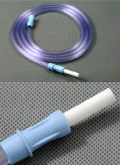 Amsino International Suction Connector Tubing AMSure® 12 Foot Length 0.25 Inch ID Sterile Tube to Tube Connector Clear NonConductive PVC - M-483603-4131 - Each
