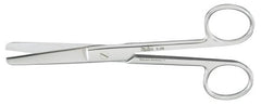 Miltex Operating Scissors Miltex® Carb-N-Sert® 5-1/2 Inch Length OR Grade German Stainless Steel NonSterile Finger Ring Handle Straight Blade Blunt Tip / Blunt Tip - M-483825-1019 - Each