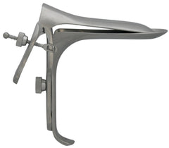 BR Surgical Vaginal Speculum BR Surgical Graves NonSterile Surgical Grade German Stainless Steel Small Double Blade Duckbill Reusable Without Light Source Capability - M-484243-2227 - Each