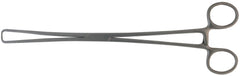 BR Surgical Tenaculum Forceps BR Surgical Schroeder-Braun 9-3/4 Inch Length Surgical Grade Stainless Steel NonSterile Ratchet Lock Finger Ring Handle Straight 1 X 1 Prongs - M-484257-2866 - Each