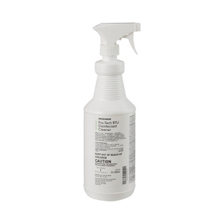 McKesson Pro-Tech Surface Disinfectant Cleaner Ammoniated Liquid 32 oz. Bottle Floral Scent NonSterile - M-484484-4861 - Case of 12