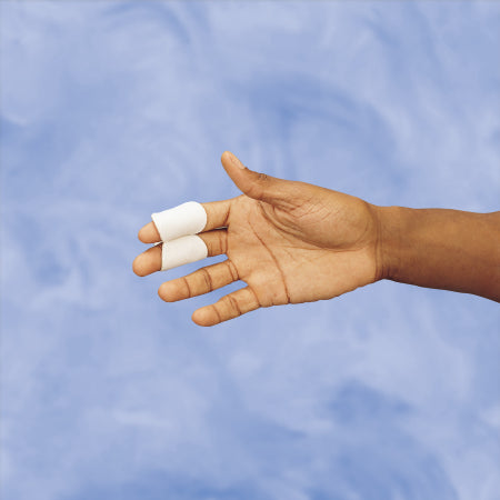 DeRoyal Finger Splint DeRoyal® One Size Fits Most Hook and Loop Closure Left Hand Tan