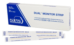 SPS Medical Supply Dual™ Monitor Sterilization Chemical Indicator Strip Steam / EO Gas 8 Inch