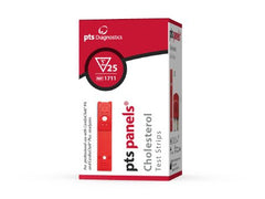 PTS Diagnostics Reagent Test Strip PTS Panels® Cardiac / Lipids / General Chemistry Cholesterol For CardioChek® PA Analyzer 25 Strips
