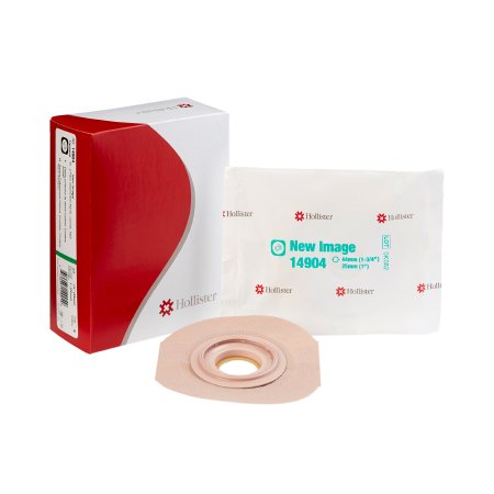 Hollister Ostomy Barrier FlexTend™ Pre-Cut, Extended Wear Adhesive Tape 44 mm Flange Green Code System Hydrocolloid 1 Inch Opening