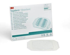 3M Absorbent Acrylic Transparent Film Dressing 3M™ Tegaderm™ Square 7-7/8 X 8 Inch 2 Tab Delivery Without Label Sterile