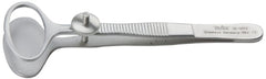 Miltex Chalazion Forceps Miltex® Desmarres 3-1/2 Inch Length OR Grade German Stainless Steel NonSterile NonLocking Thumb Handle Straight Serrated Tip - M-487169-4780 - Each