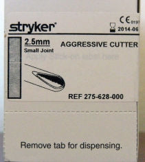 Stryker Resection Shaver Blade Stryker® Small Joint Stainless Steel Sterile Disposable Individually Wrapped - M-487218-3601 - Box of 5