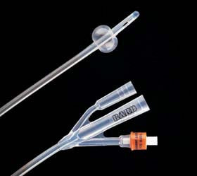 Bard Foley Catheter Lubri-Sil® 3-Way Standard Tip 5 cc Balloon 24 Fr. Antimicrobial Hydrogel Coated Silicone