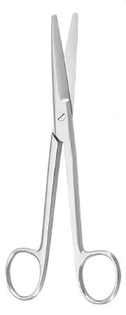 Dissecting Scissors McKesson Argent™ Mayo 5-1/2 Inch Length Surgical Grade Stainless Steel NonSterile Finger Ring Handle Straight - M-487343-3087 - Each