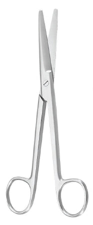 Dissecting Scissors McKesson Argent™ Mayo 5-1/2 Inch Length Surgical Grade Stainless Steel NonSterile Finger Ring Handle Curved - M-487348-4103 - Each