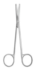 Dissecting Scissors McKesson Argent™ Metzenbaum 5-1/2 Inch Length Surgical Grade Stainless Steel NonSterile Finger Ring Handle Curved Blunt Tip / Blunt Tip - M-487350-3038 - Each