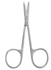 Suture Scissors McKesson Argent™ Littauer Jr 4-1/2 Inch Surgical Grade Stainless Steel NonSterile Finger Ring Handle Straight Blunt Tip / Blunt Tip - M-487356-3712 - Each