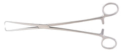 Tenaculum Forceps McKesson Argent™ Schroeder-Braun 9-3/4 Inch Length Surgical Grade Stainless Steel NonSterile Ratchet Lock Finger Ring Handle Straight - M-487369-2133 - Each