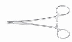 Needle Holder McKesson Argent™ 5-1/2 Inch Length Serrated Jaws Finger Ring Handle - M-487445-1241 - Each