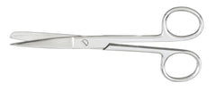 Operating Scissors McKesson 5-1/2 Inch Length Office Grade Stainless Steel Finger Ring Handle Straight Sharp Tip / Blunt Tip - M-487492-1238 - Each