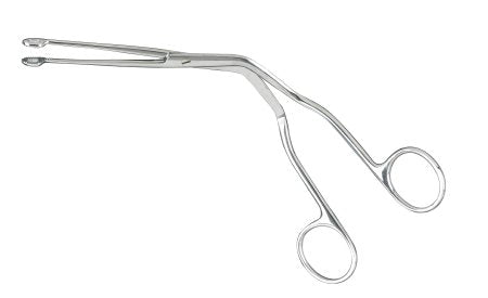 Catheter Forceps McKesson Magill 9 Inch Length Office Grade Stainless Steel NonSterile NonLocking Finger Ring Handle Straight Extra Narrow 0.9 mm Alligator Jaws - M-487499-1112 - Each