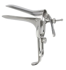 Vaginal Speculum McKesson Graves NonSterile Office Grade Stainless Steel Small Double Blade Duckbill Reusable Without Light Source Capability - M-487506-2217 - Each