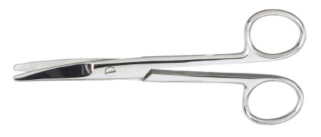 Dissecting Scissors McKesson Metzenbaum 5-1/2 Inch Length Office Grade Stainless Steel Finger Ring Handle Curved Blunt Tip / Blunt Tip - M-487514-1216 - Each