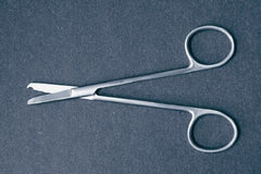 Suture Scissors McKesson Littauer 5-1/2 Inch Length Office Grade Stainless Steel NonSterile Finger Ring Handle Straight Blunt Tip / Blunt Tip - M-487521-3036 - Each