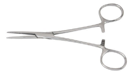 Hemostatic Forceps McKesson Crile 6-1/4 Inch Length Office Grade Stainless Steel NonSterile Ratchet Lock Finger Ring Handle Straight - M-487545-4971 - Each