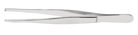 Tissue Forceps McKesson 5 Inch Length Office Grade Stainless Steel NonSterile NonLocking Thumb Handle 1 X 2 Teeth - M-487586-3343 - Each